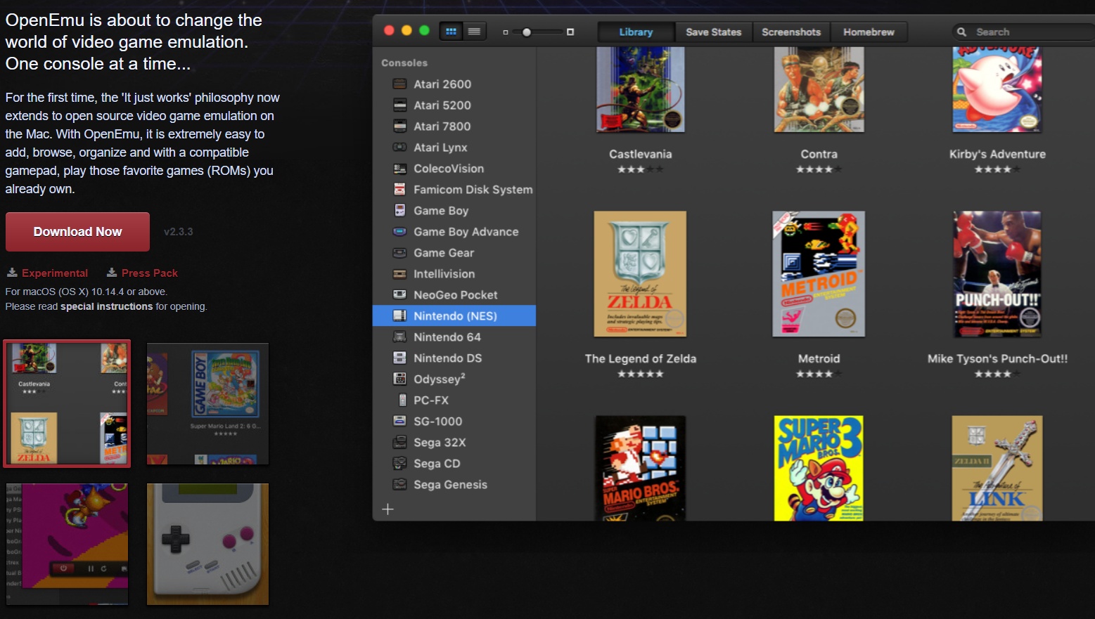atari 2600 emulator for mac